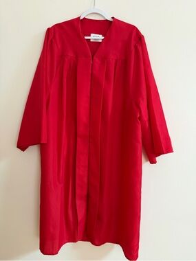 Red Graduation Gown